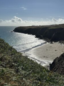 Caerfai Bay in Wales
